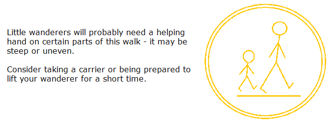 Walk Symbol Amber with description